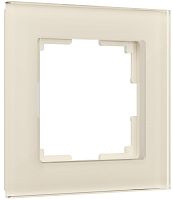 Рамка универсальная Werkel Favorit 1-м. стекло молочный картинка